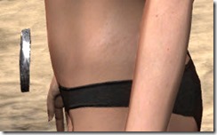 Minotaur Homespun Sash - Female Side