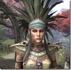 Xanmeer Doyen's Feather Tiara - Dyed Front