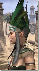 Xanmeer Doyen's Feather Tiara - Female Side