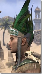 Xanmeer Doyen's Feather Tiara - Male Side