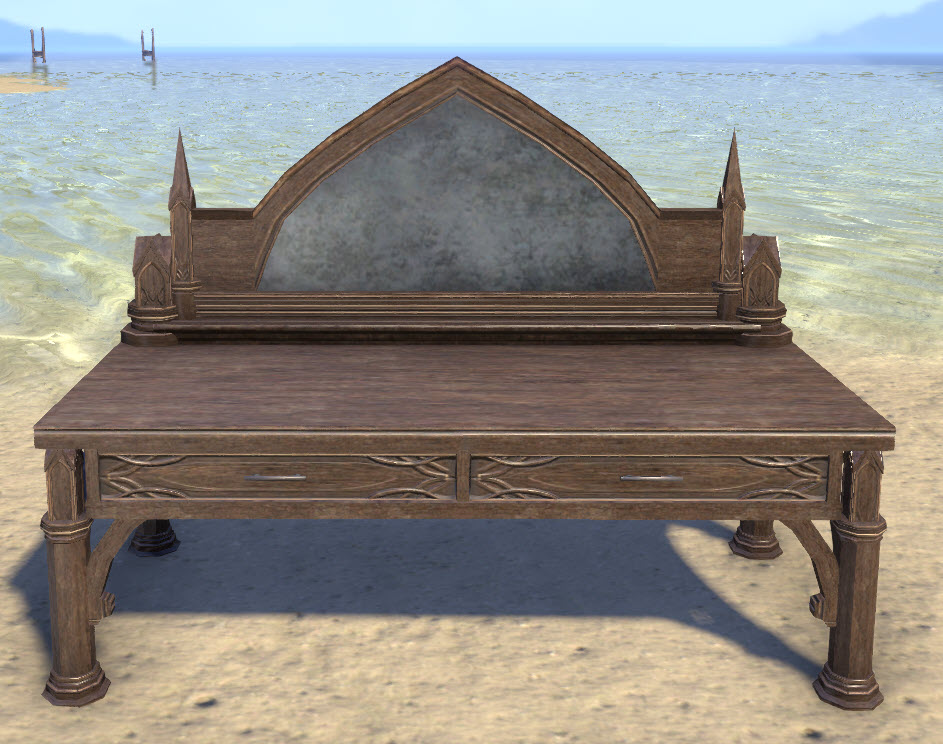 ESO Fashion | Alinor Desk, Mirrored (Elder Scrolls Online)