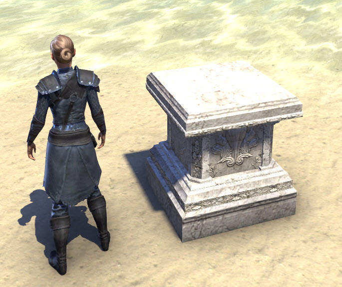 ESO Fashion Alinor Display Stand, Marble Wide (Elder Scrolls Online)