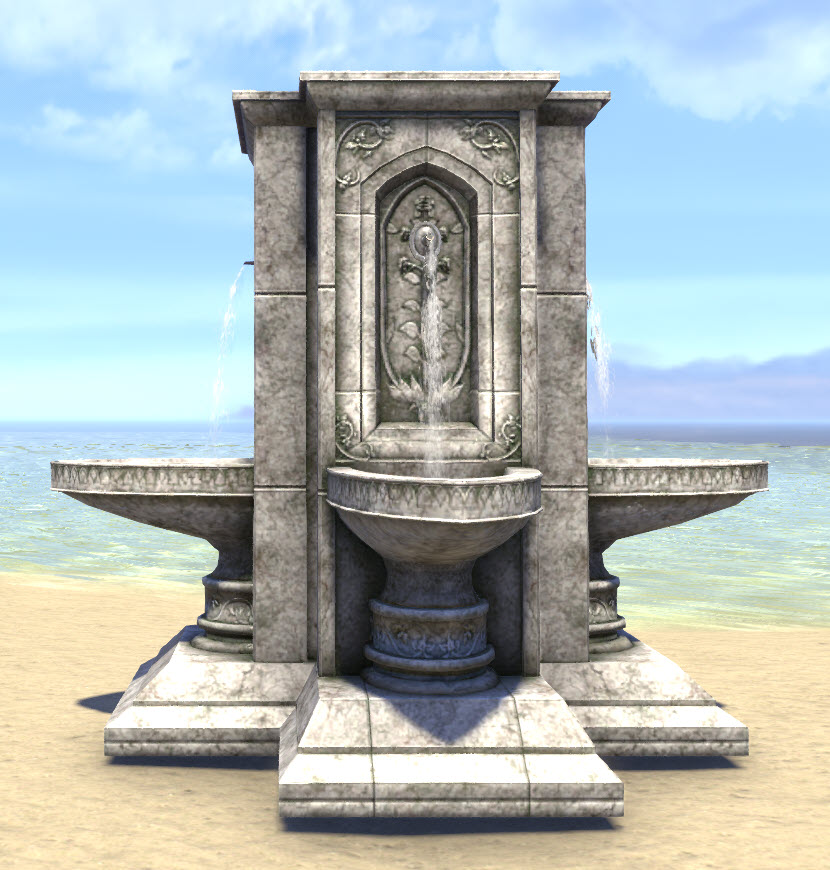 ESO Fashion Alinor Fountain, FourWay Timeworn (Elder Scrolls Online)