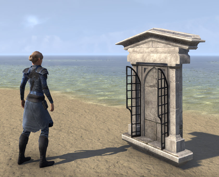 ESO Fashion Alinor Wall Shrine, Marble (Elder Scrolls Online)