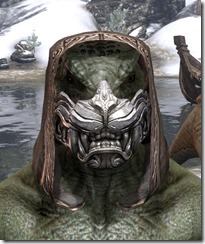 Darloc Brae Beast Mask Argonian Front