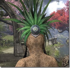 Xanmeer Doyen's Feather Tiara - Khajiit Rear