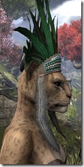 Xanmeer Doyen's Feather Tiara - Khajiit Side