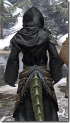 Black Hand Robe Argonian Male Close Rear