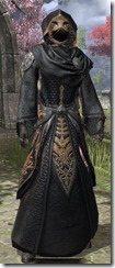 Black Hand Robe Khajiit Female Front