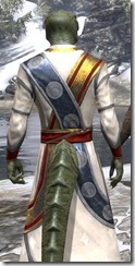 New Moons Cross-Sash Robe - Argonian Male Close Rear