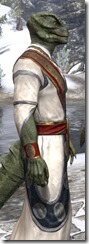 New Moons Cross-Sash Robe - Argonian Male Close Side