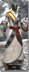 New Moons Cross-Sash Robe - Argonian Male Front