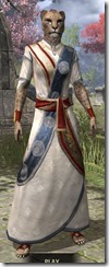 New Moons Cross-Sash Robe - Khajiit Female Front