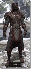 Worm Cult - Argonian Male Robe Front