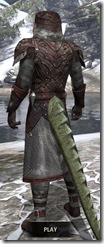 Worm Cult - Argonian Male Robe Rear