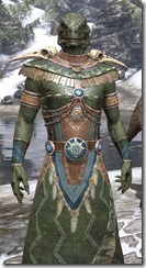 Xanmeer Doyen's Worship Robe - Argonian Male Close Front