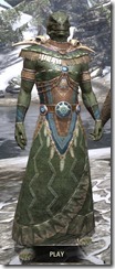 Xanmeer Doyen's Worship Robe - Argonian Male Front