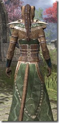 Xanmeer Doyen's Worship Robe - Khajiit Female Close Rear