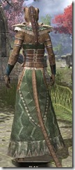Xanmeer Doyen's Worship Robe - Khajiit Female Rear