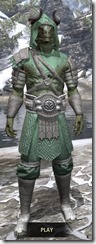 Minotaur Homespun - Argonian Male Robe Front