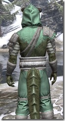 Minotaur Homespun - Argonian Male Shirt Close Rear