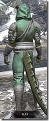 Minotaur Homespun - Argonian Male Shirt Rear