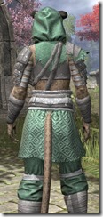Minotaur Homespun - Khajiit Female Robe Close Rear