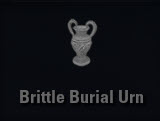 Brittle Burial Urn
