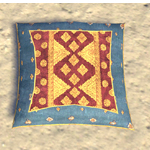 Elsweyr Pillow, Gold-Ruby Throw