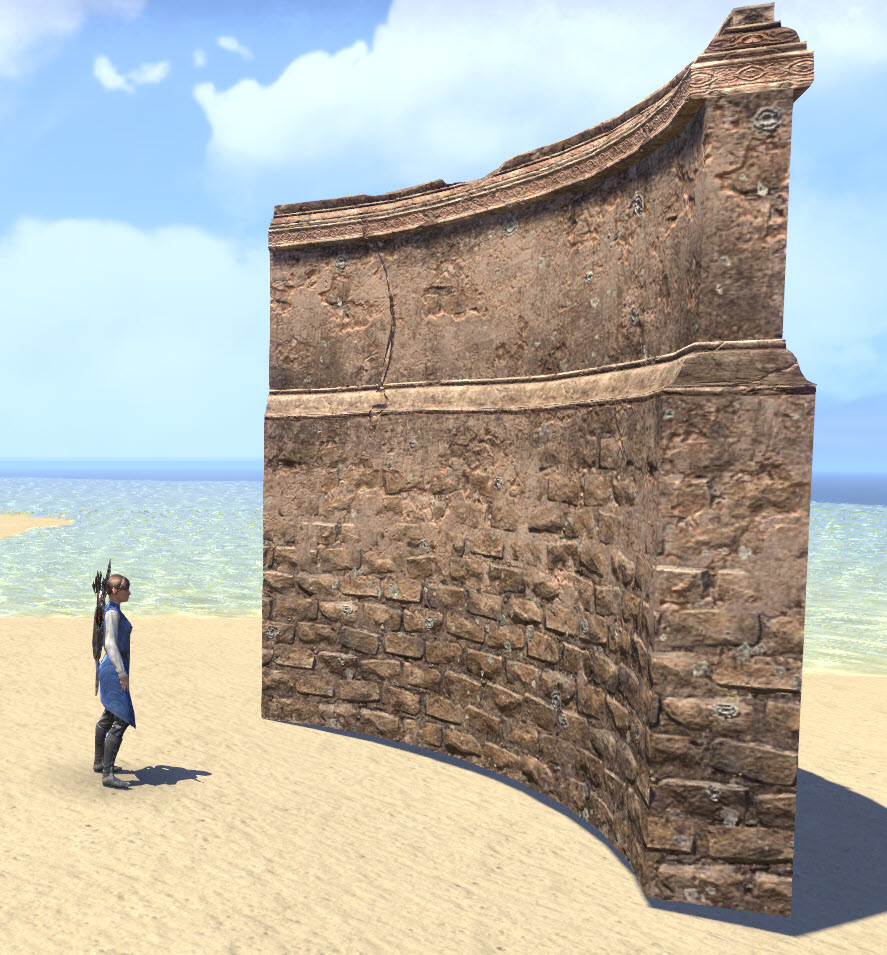 ESO Fashion Elsweyr Wall Curved Masonry Elder Scrolls Online   Elsweyr Wall Curved Masonry Fine 2 