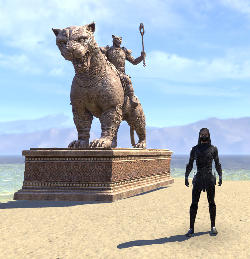 ESO Fashion Sencheraht Statue, BattleBound (Elder Scrolls Online)