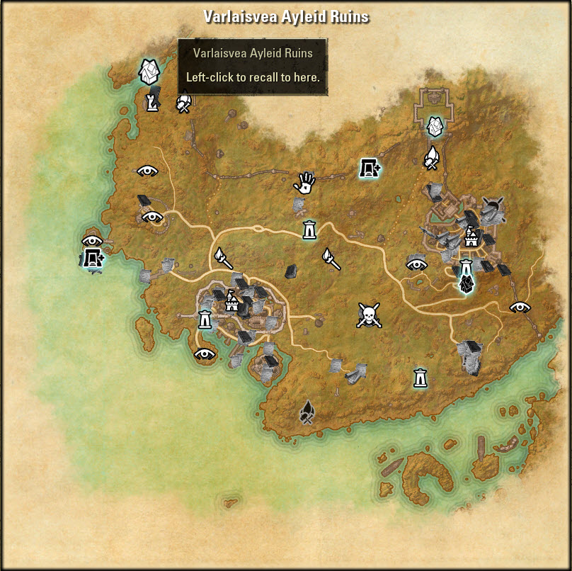 Varlaisvea Ayleid Ruins Map 1 