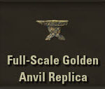 Full-Scale Golden Anvil Replica
