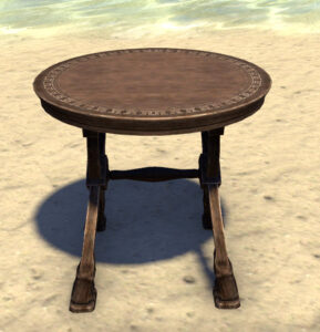 ESO Fashion | Leyawiin End Table, Formal Round (Elder Scrolls Online)