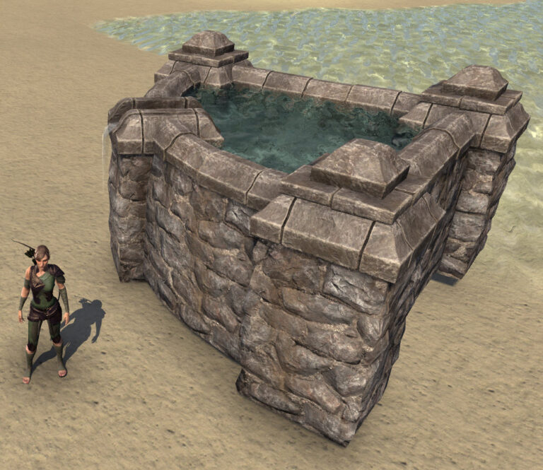 ESO Fashion Leyawiin Fountain, Corner (Elder Scrolls Online)