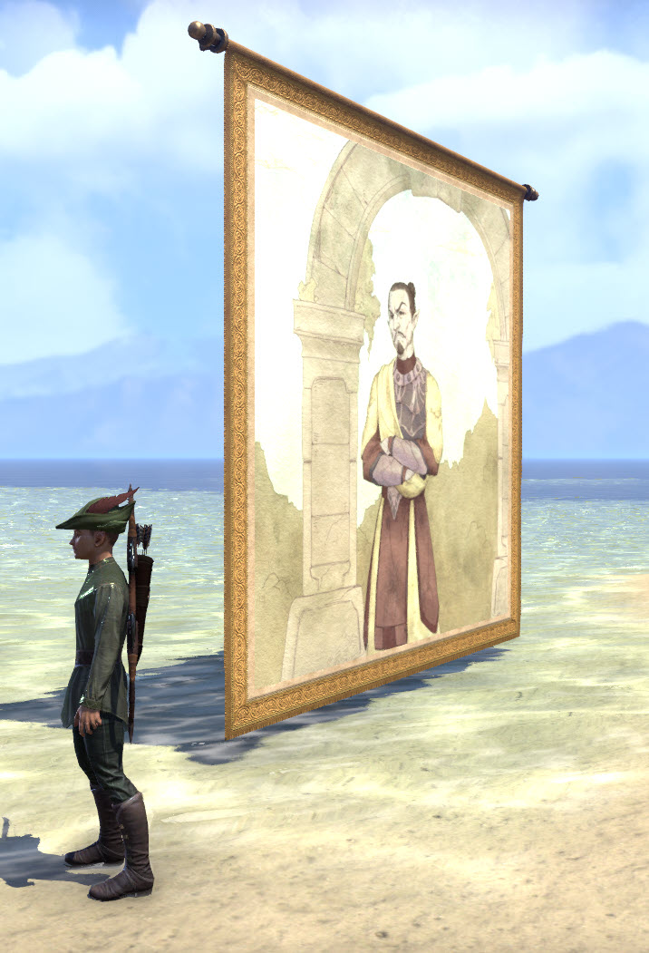 ESO Fashion Hlaalu Councilor Tribute Tapestry, Large (Elder Scrolls Online)