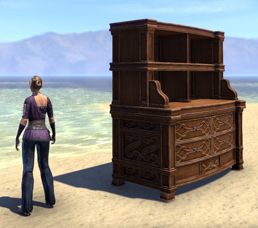 ESO Fashion High Isle Dresser, Carved (Elder Scrolls Online)