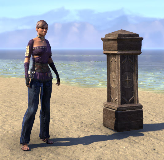 ESO Fashion | High Isle Railing Post, Carved (Elder Scrolls Online)