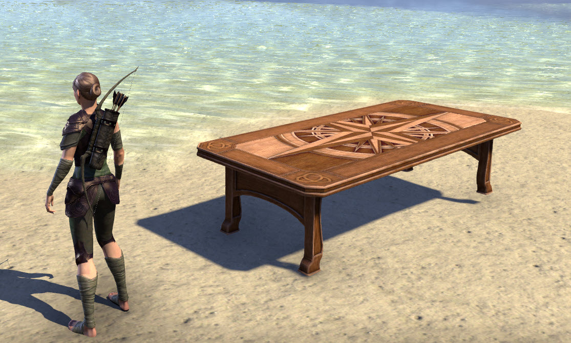 ESO Fashion High Isle Table, Compass Rose (Elder Scrolls Online)