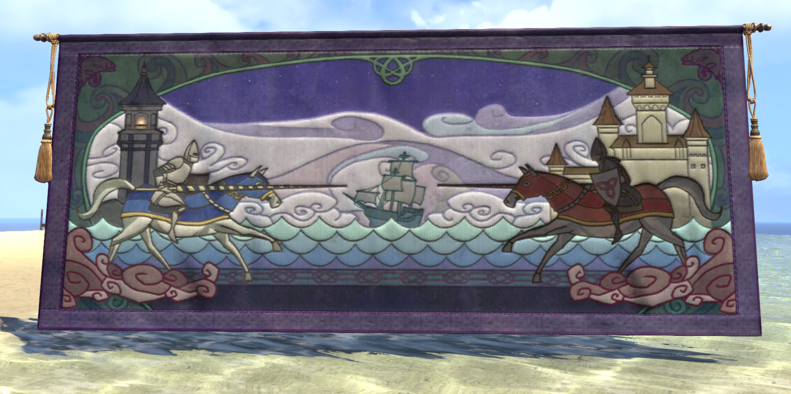 ESO Fashion High Isle Tapestry, Seaside Tourney (Elder Scrolls Online)