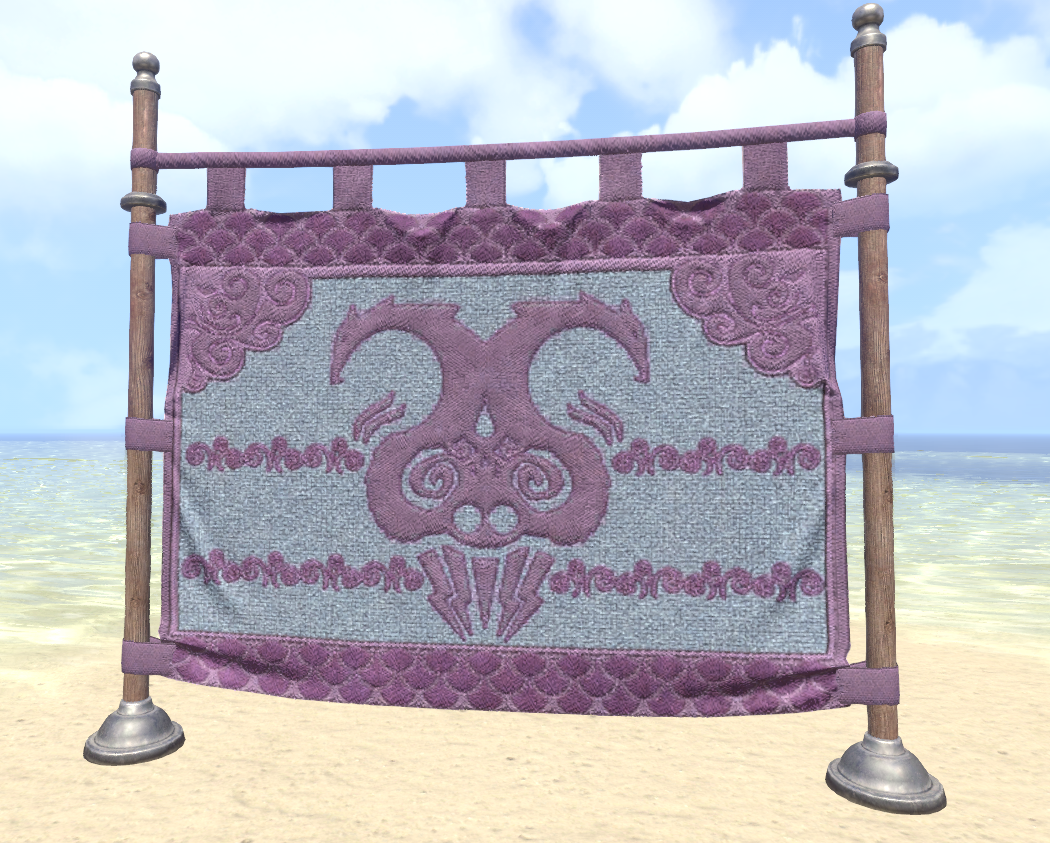 ESO Fashion | Maormer Curtain, Serpentine Cloth (Elder Scrolls Online)