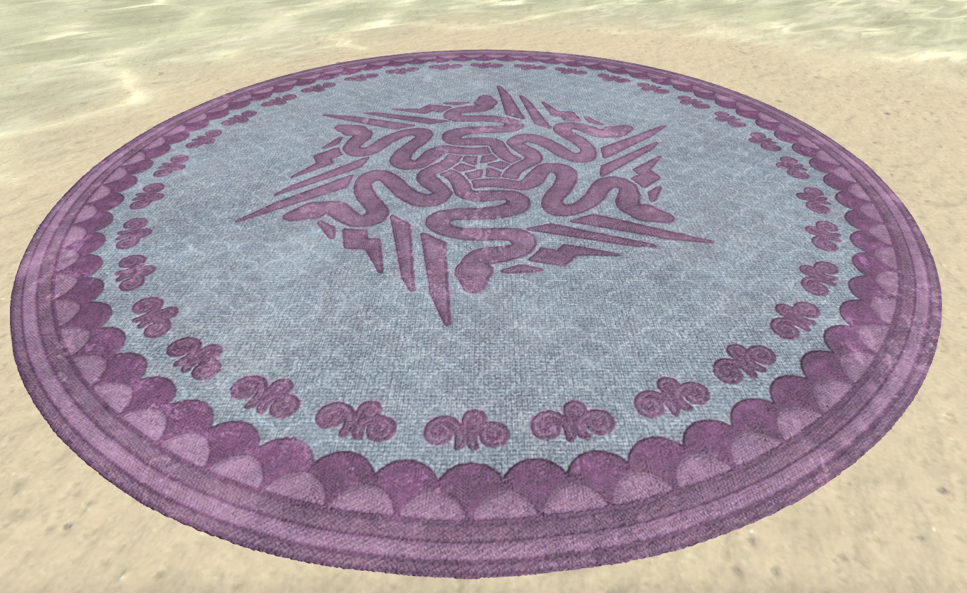 ESO Fashion | Maormer Rug, Serpentine (Elder Scrolls Online)